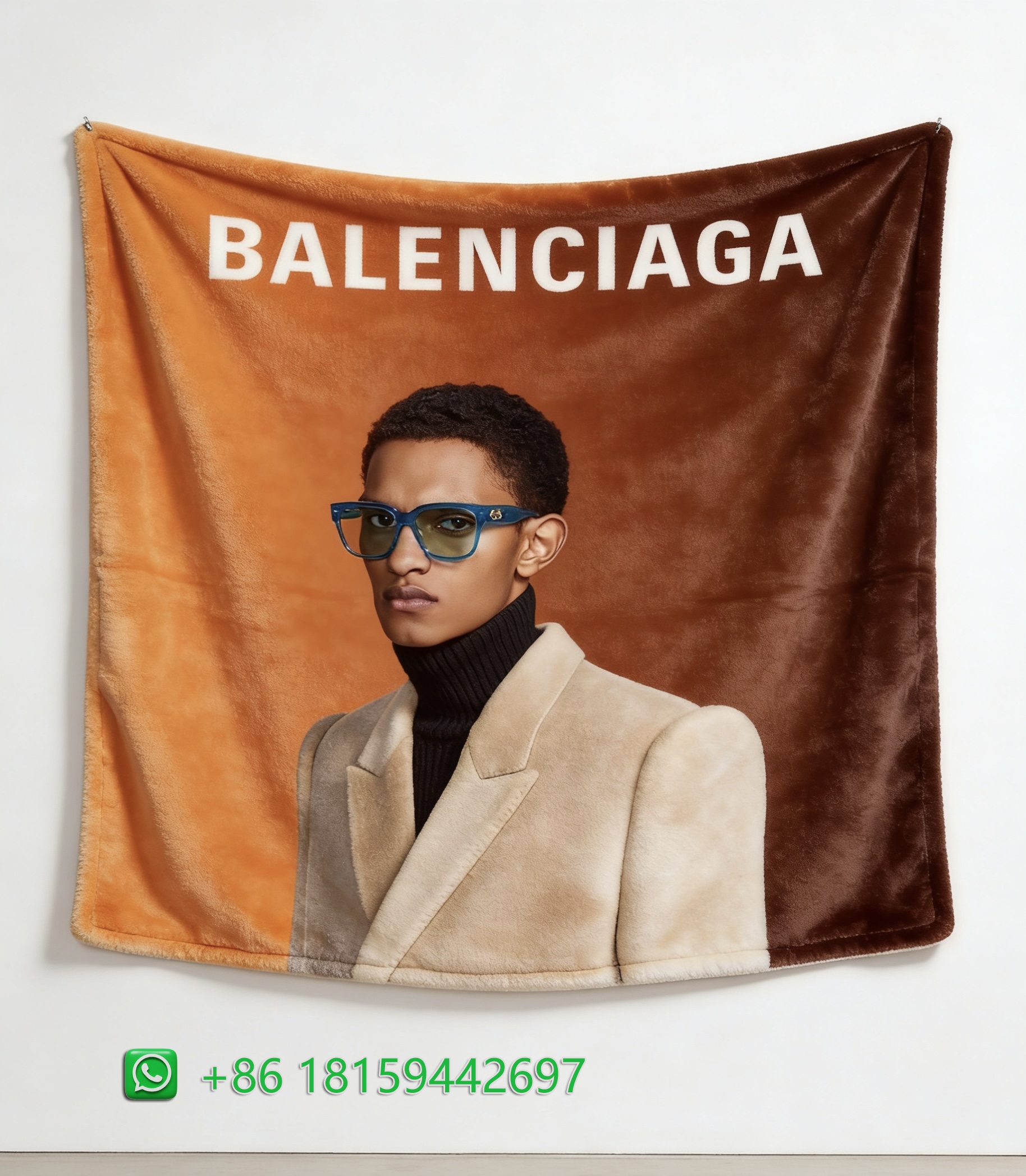 Balenciaga Throw Blankets